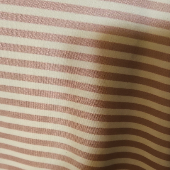 Oiselle Pink Striped Active Top - Picture 4 of 7